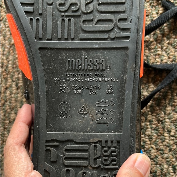 Melissa Men’s Color block Rubber Sneaker size 12 RARE - Picture 5 of 5